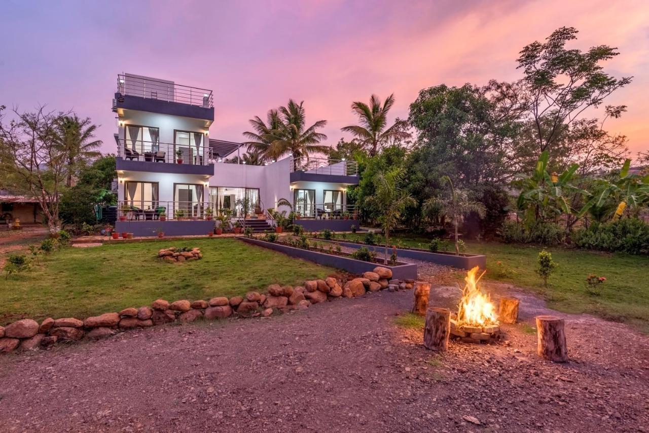 Saffronstays Lakeview Nivara - Farm Stay Villa With Private Pool Near פונה מראה חיצוני תמונה