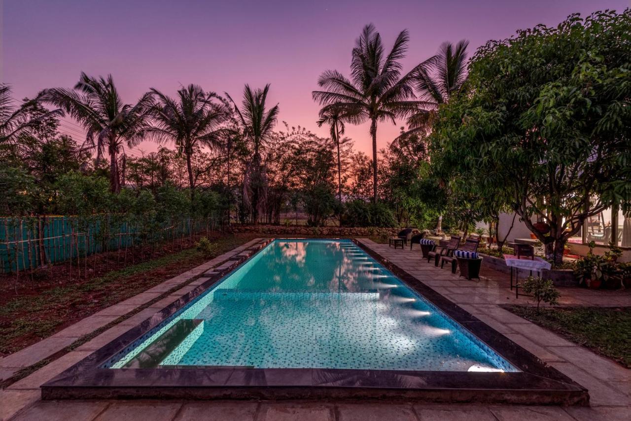 Saffronstays Lakeview Nivara - Farm Stay Villa With Private Pool Near פונה מראה חיצוני תמונה