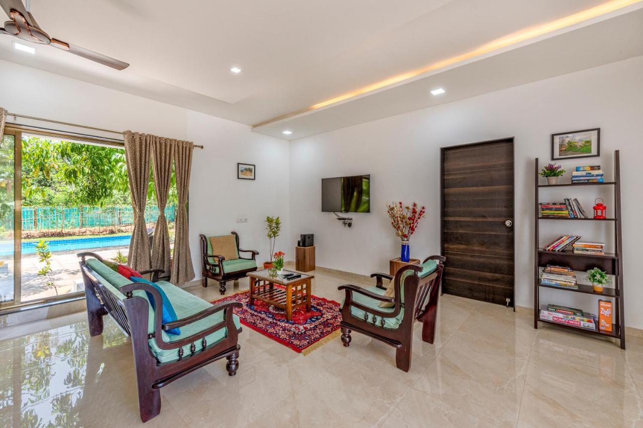 Saffronstays Lakeview Nivara - Farm Stay Villa With Private Pool Near פונה מראה חיצוני תמונה