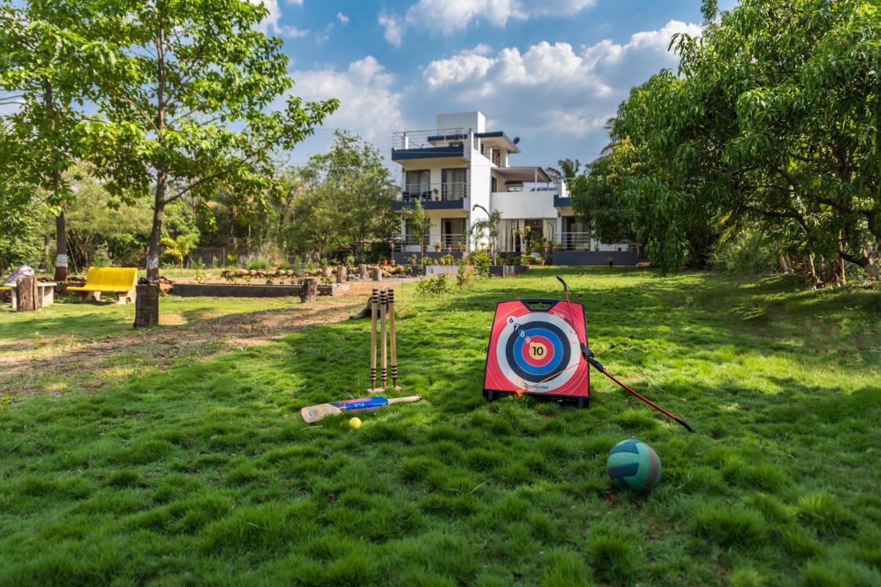 Saffronstays Lakeview Nivara - Farm Stay Villa With Private Pool Near פונה מראה חיצוני תמונה