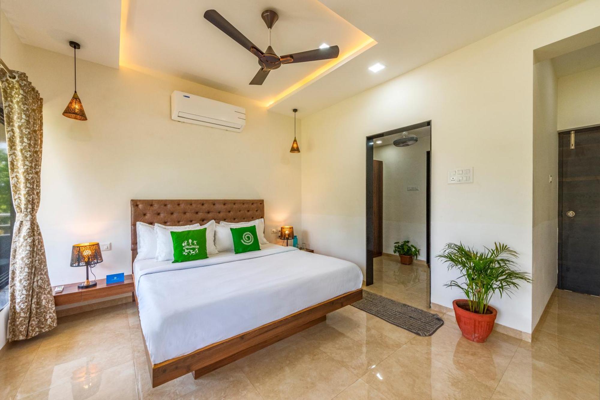 Saffronstays Lakeview Nivara - Farm Stay Villa With Private Pool Near פונה מראה חיצוני תמונה