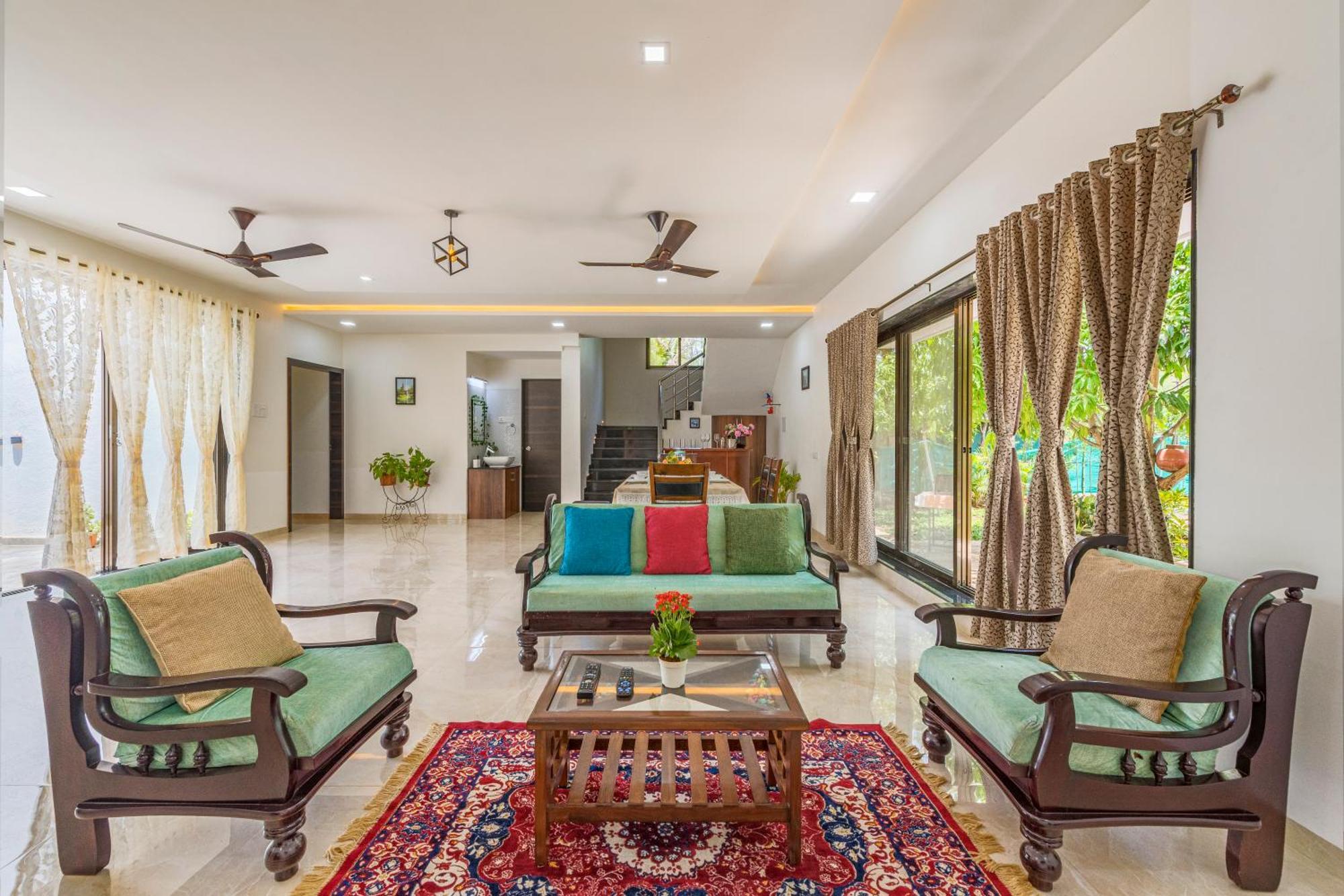 Saffronstays Lakeview Nivara - Farm Stay Villa With Private Pool Near פונה מראה חיצוני תמונה